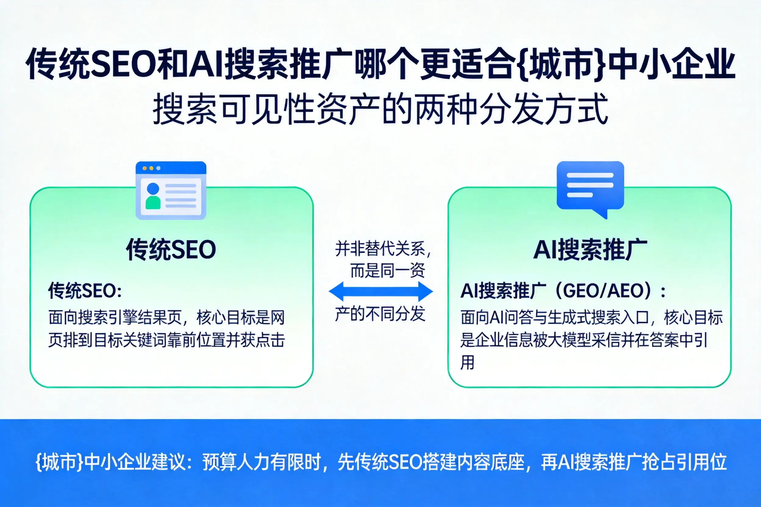 传统SEO和AI搜索推广哪个更适合大兴安岭中小企业