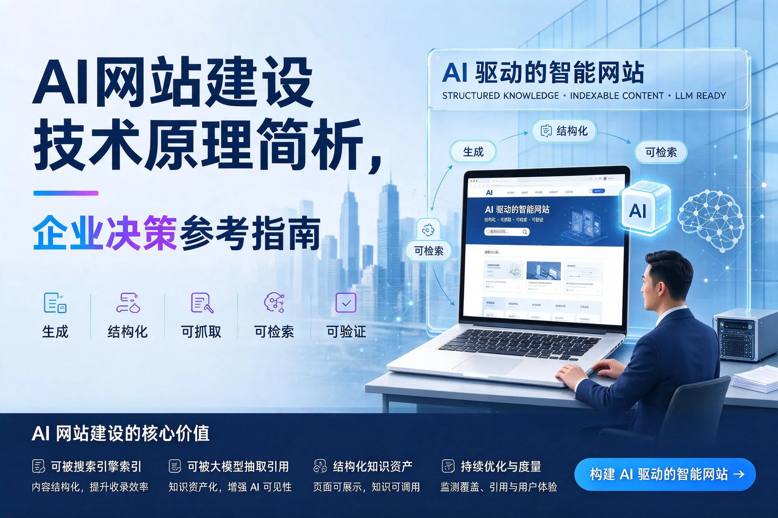 AI网站建设技术原理简析，大兴安岭企业决策参考指南