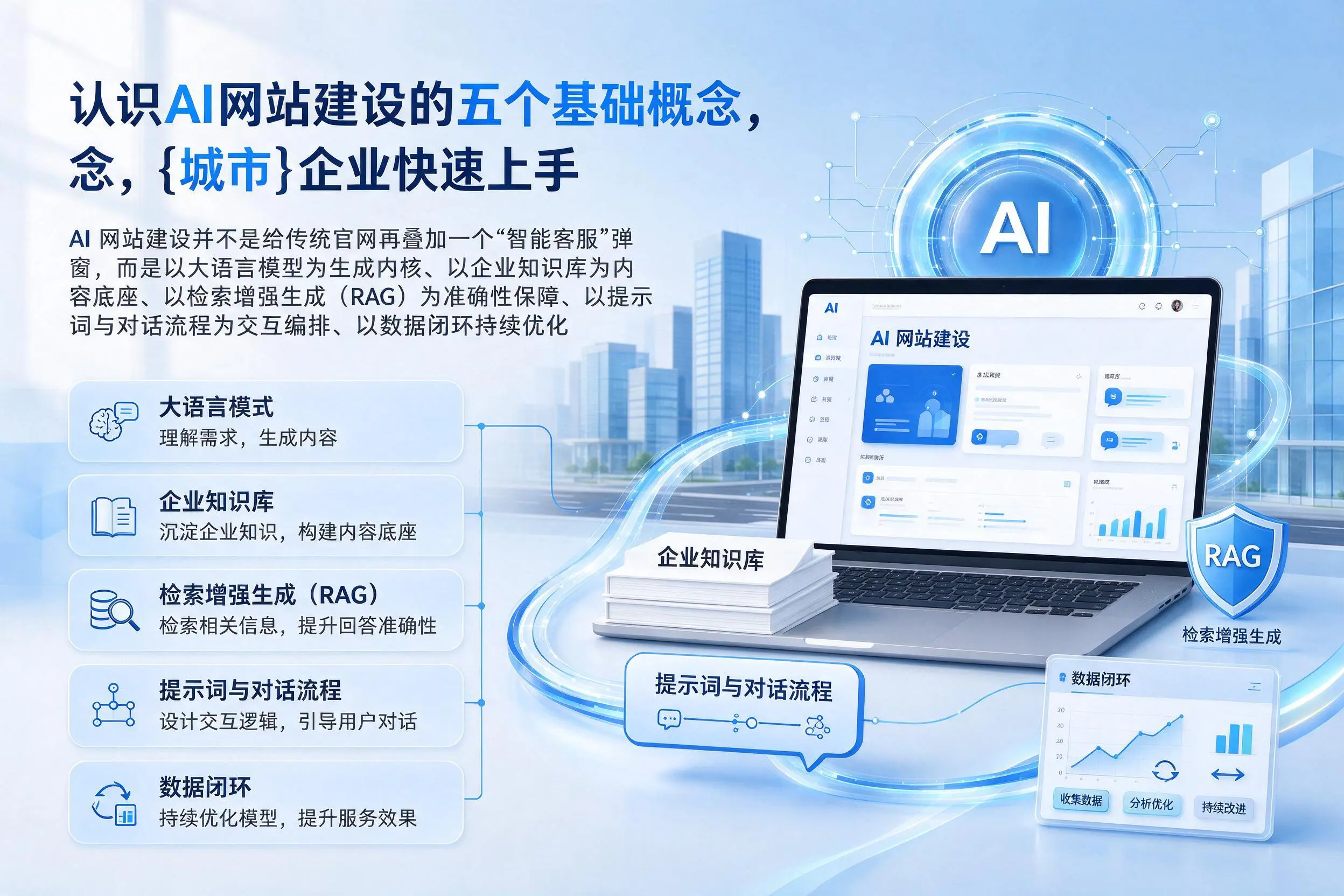 认识AI网站建设的五个基础概念，大兴安岭企业快速上手